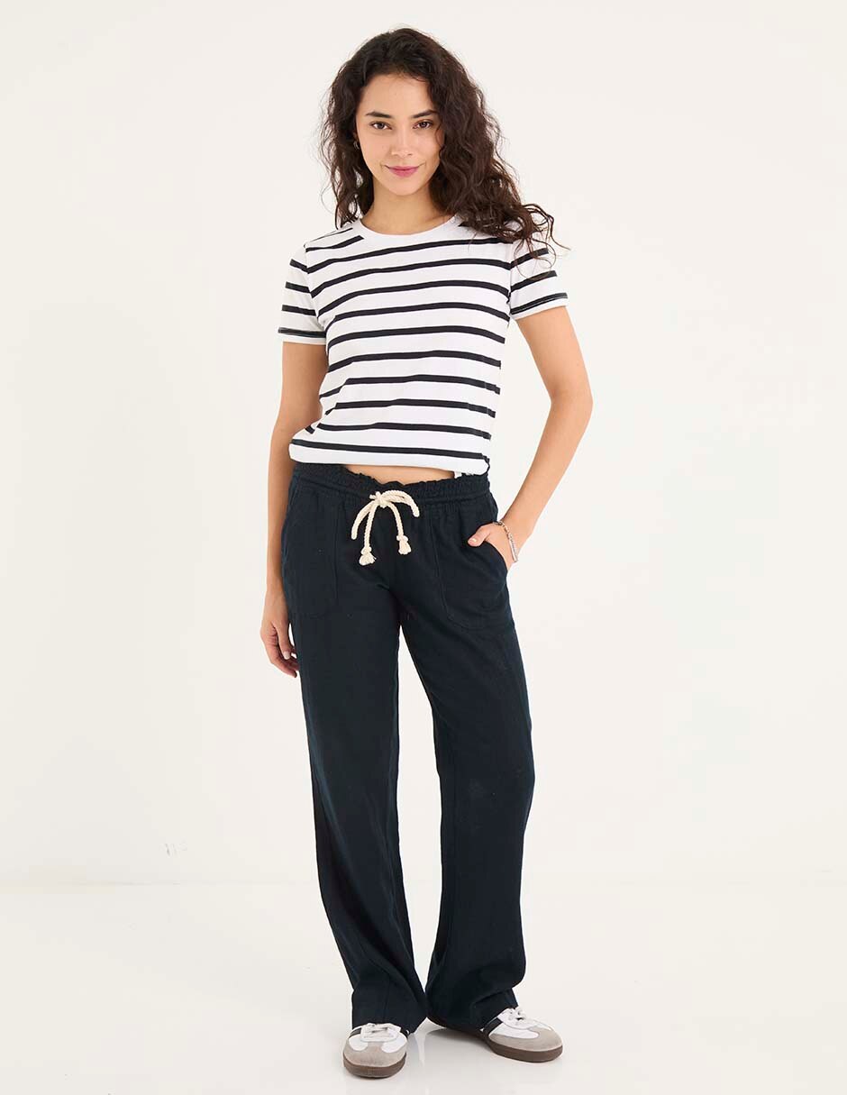 Pantalón easy pant wide leg para mujer 3