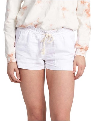 Salida de playa short Roxy con listón para mujer