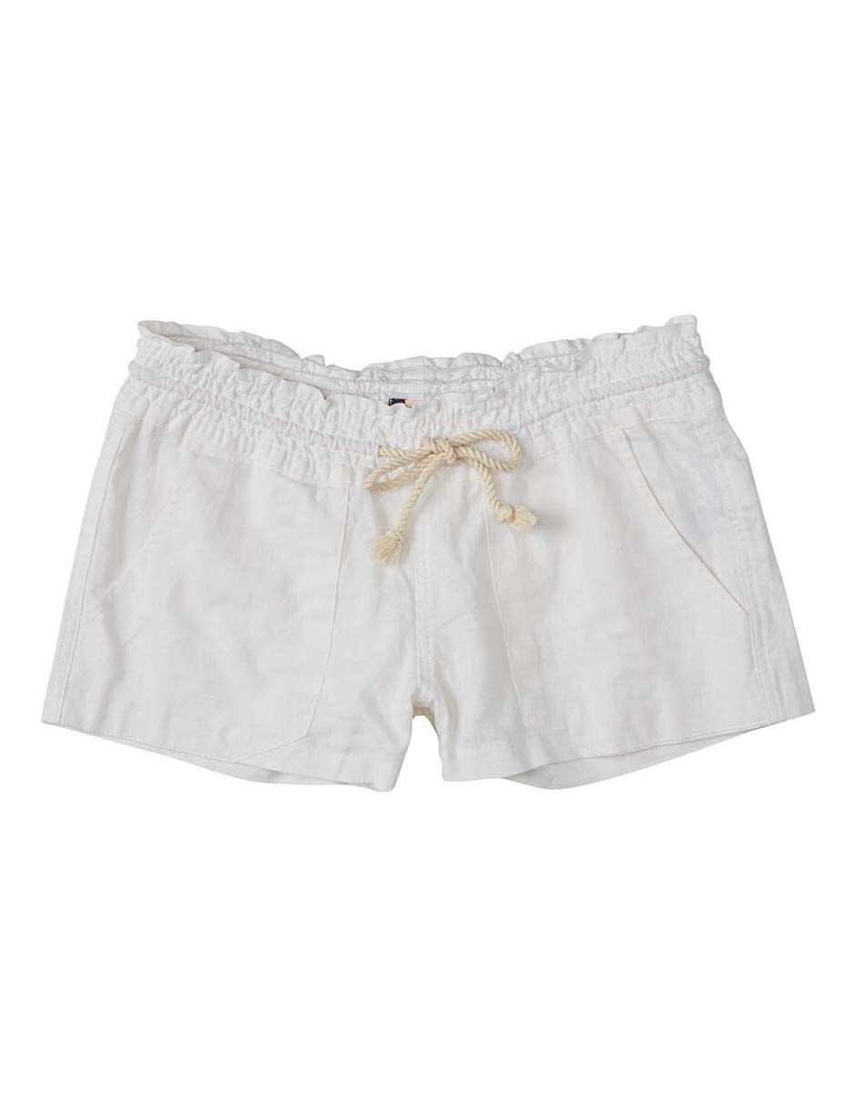 Salida de playa short Roxy con listón para mujer
