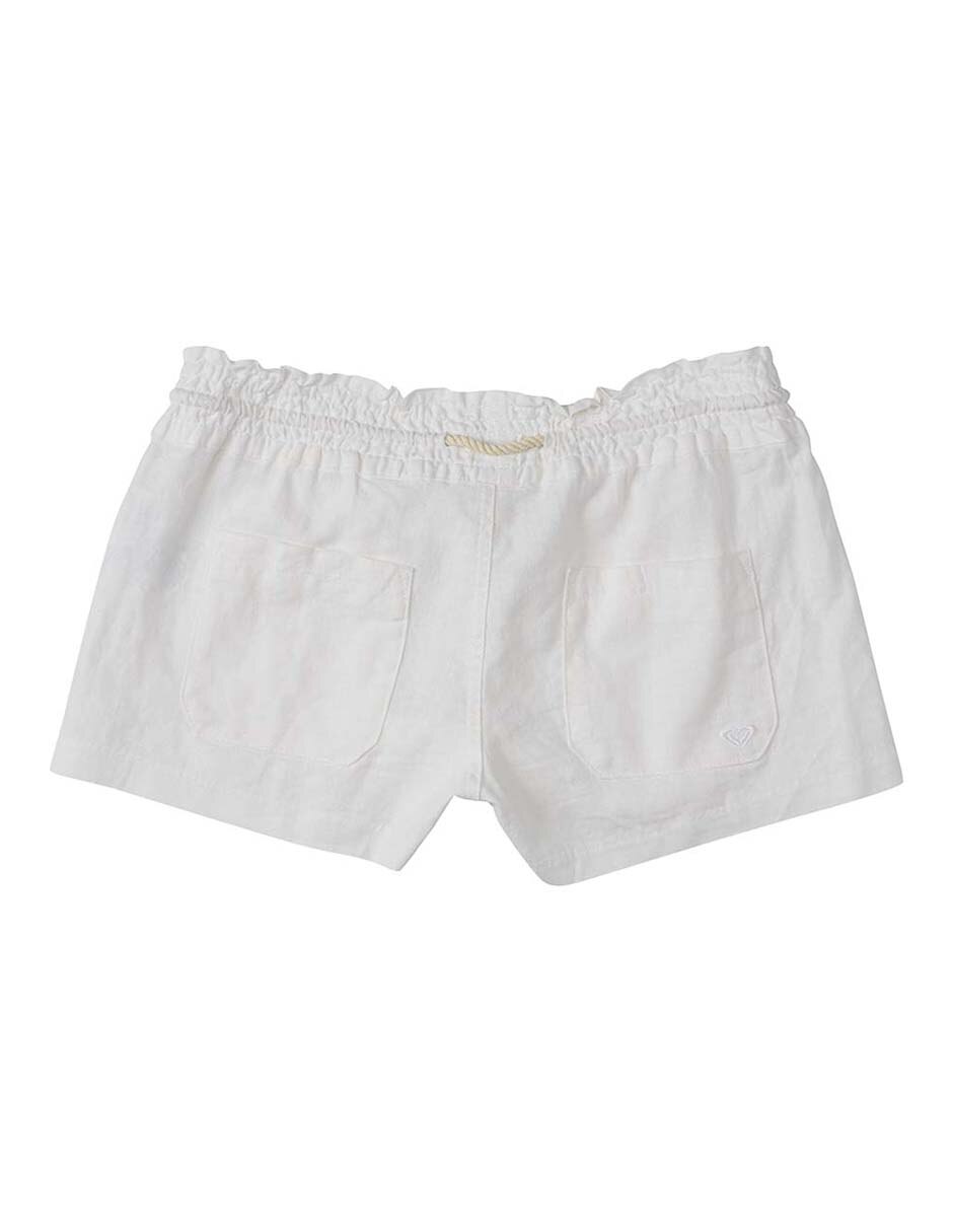 Salida de playa short Roxy con listón para mujer