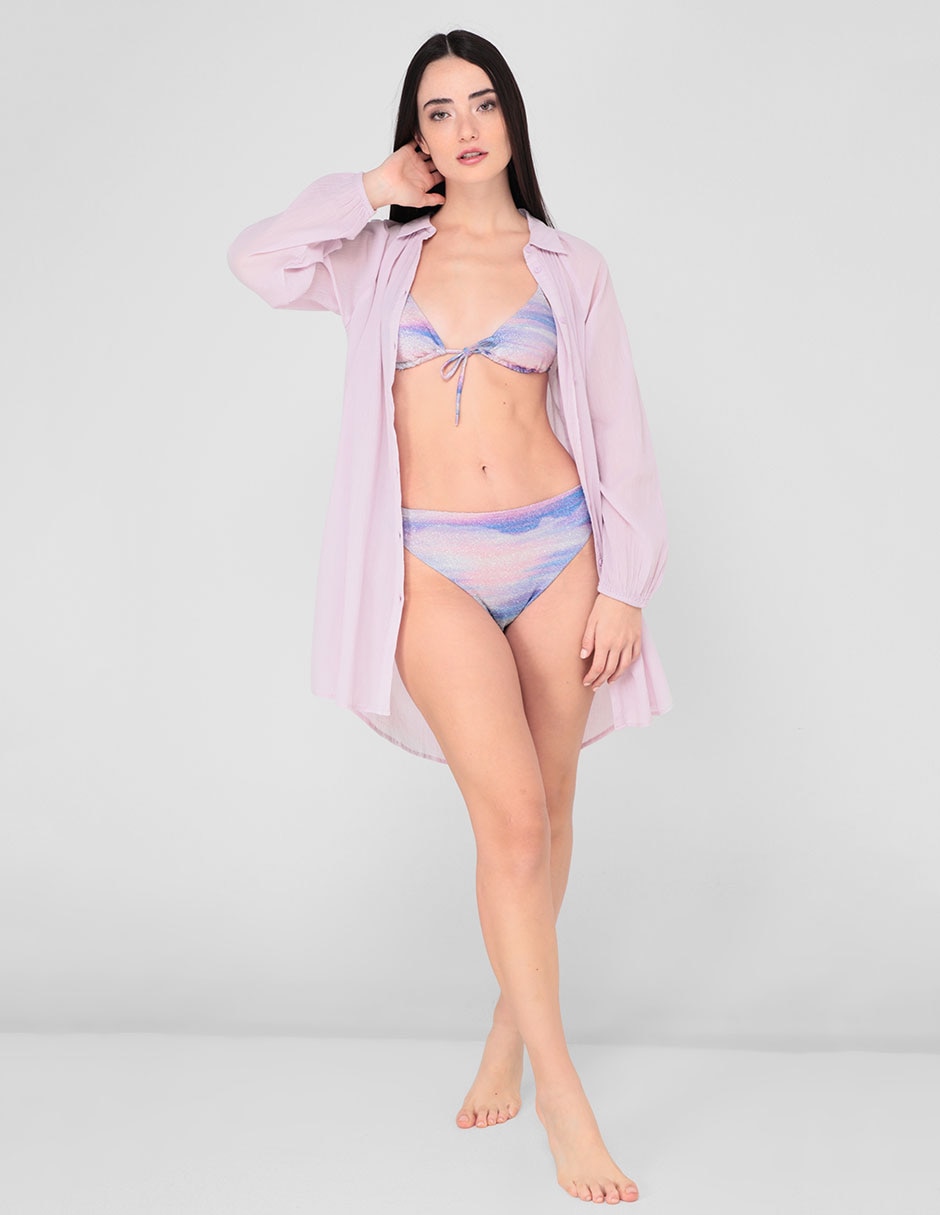 Top bikini ETAM con copa removible para mujer
