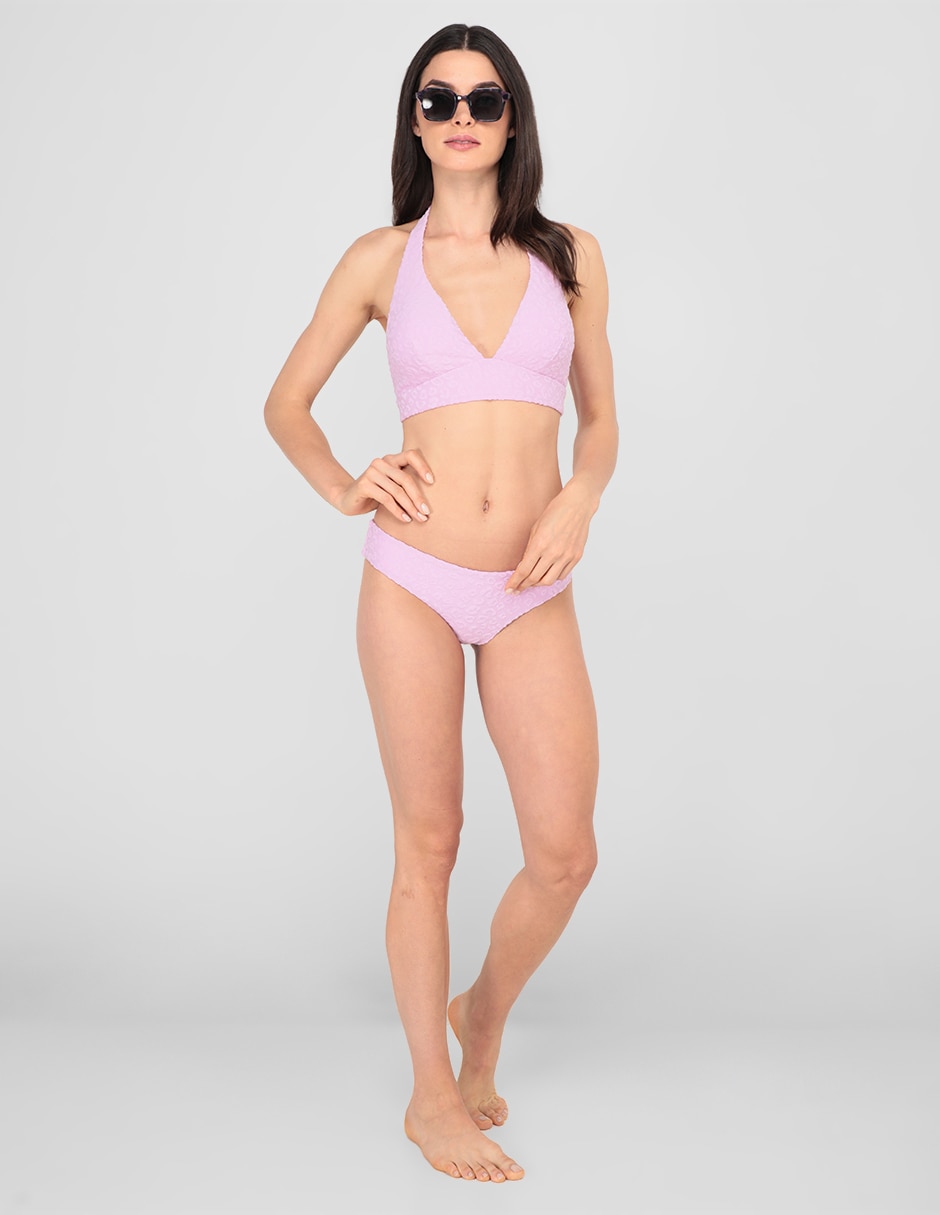 Bikini MAP estampado tie dye a la cadera para mujer