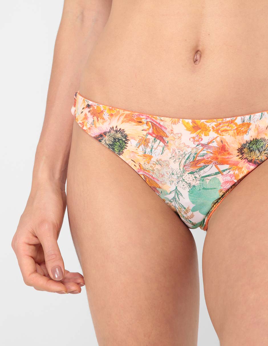 Bikini estampado floral a la cintura para mujer