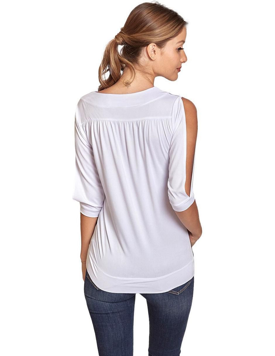 Blusa cosmo manga 3/4 para mujer