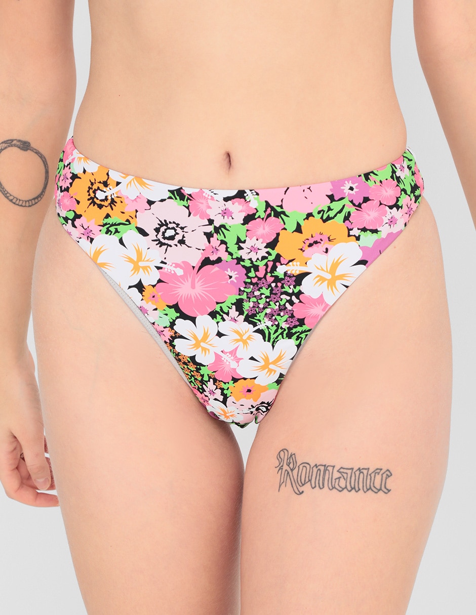 Bikini That's It floral cintura baja para mujer