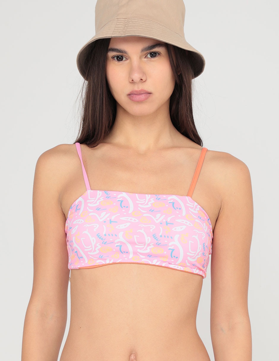 Bikini estampado a la cintura para mujer 5