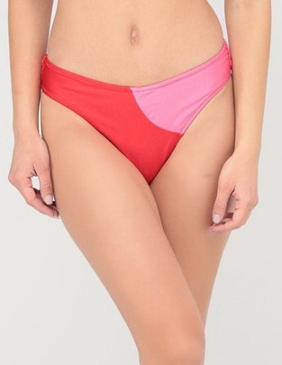 Bikini estampado a la cadera para mujer 1