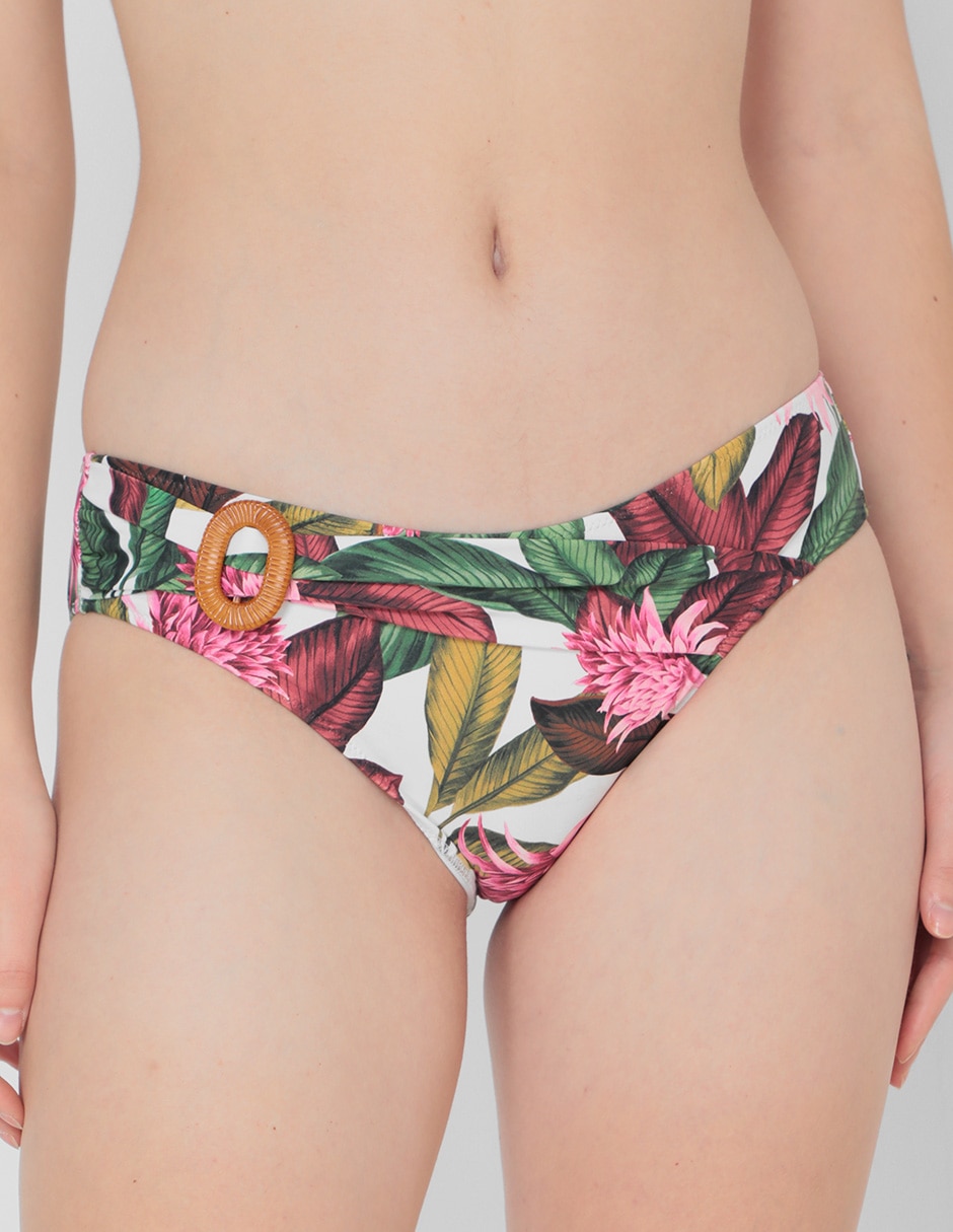 Bikini Selmark floral cadera para mujer