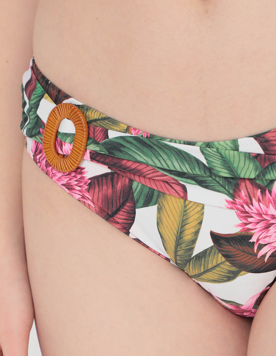 Bikini Selmark floral cadera para mujer
