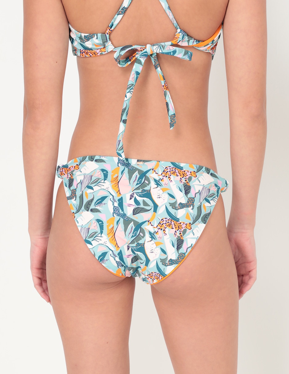 Cheeky bikini MAP estampado floral a la cadera para mujer