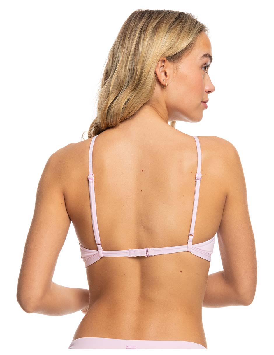 Top bikini con copa removible para mujer