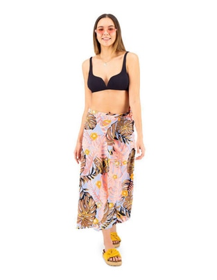Pareo con estampado floral