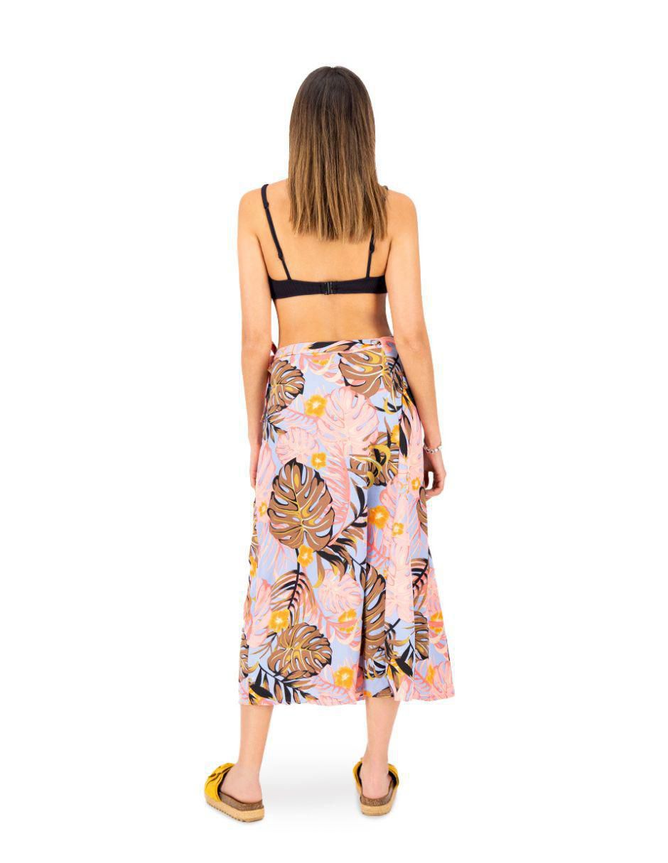 Pareo con estampado floral