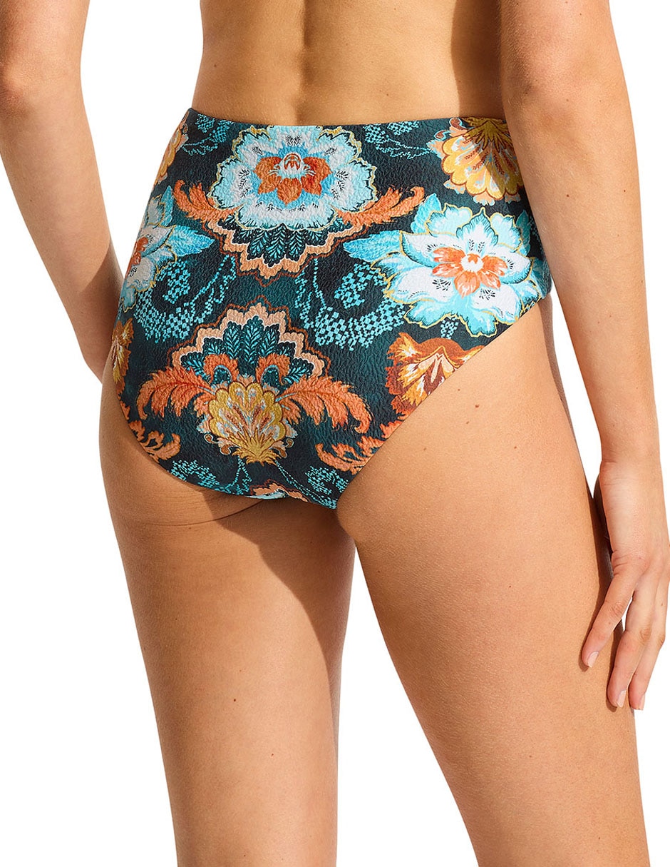 Bikini estampado floral a la cadera para mujer
