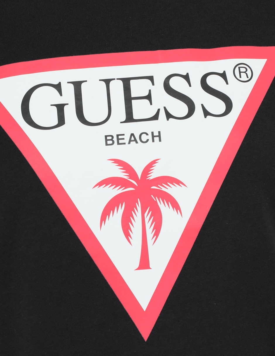Playera manga corta Guess cuello redondo para mujer
