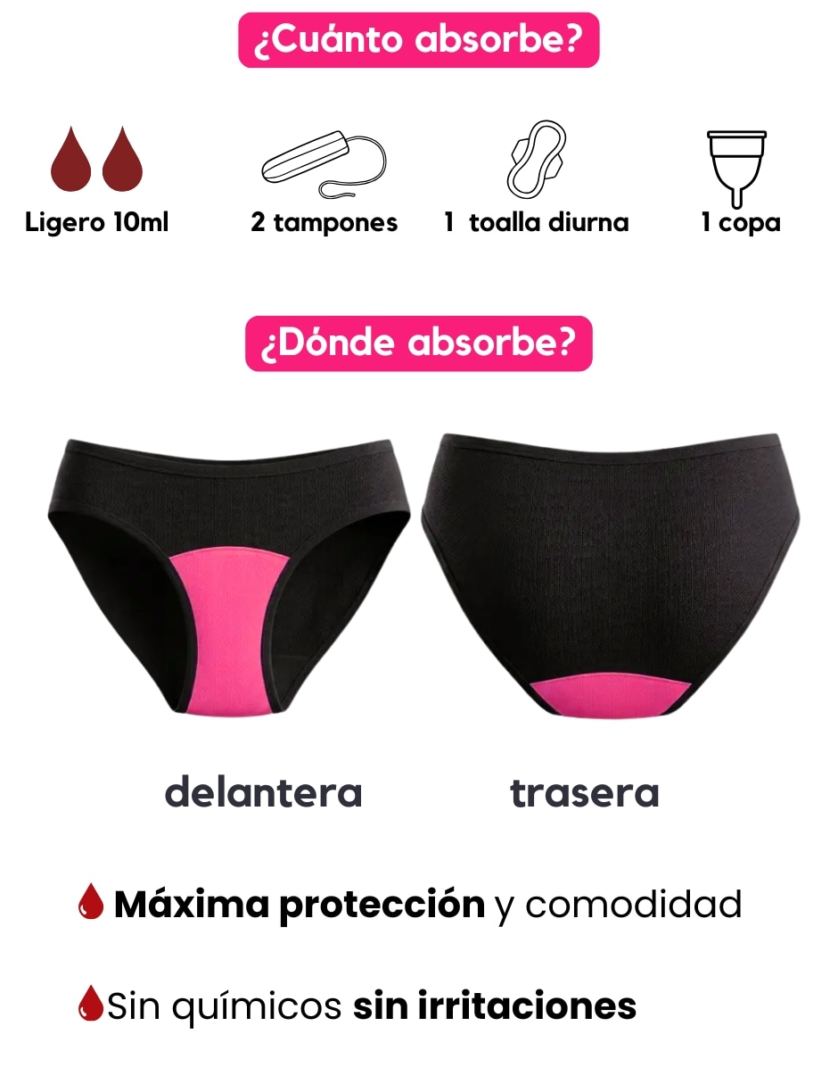 Traje de baño menstrual flujo ligero