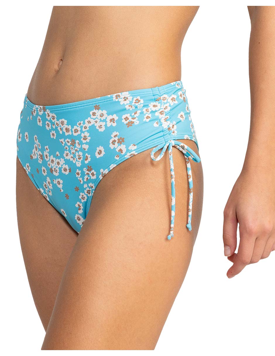 Cheeky bikini estampado floral a la cadera para mujer 7
