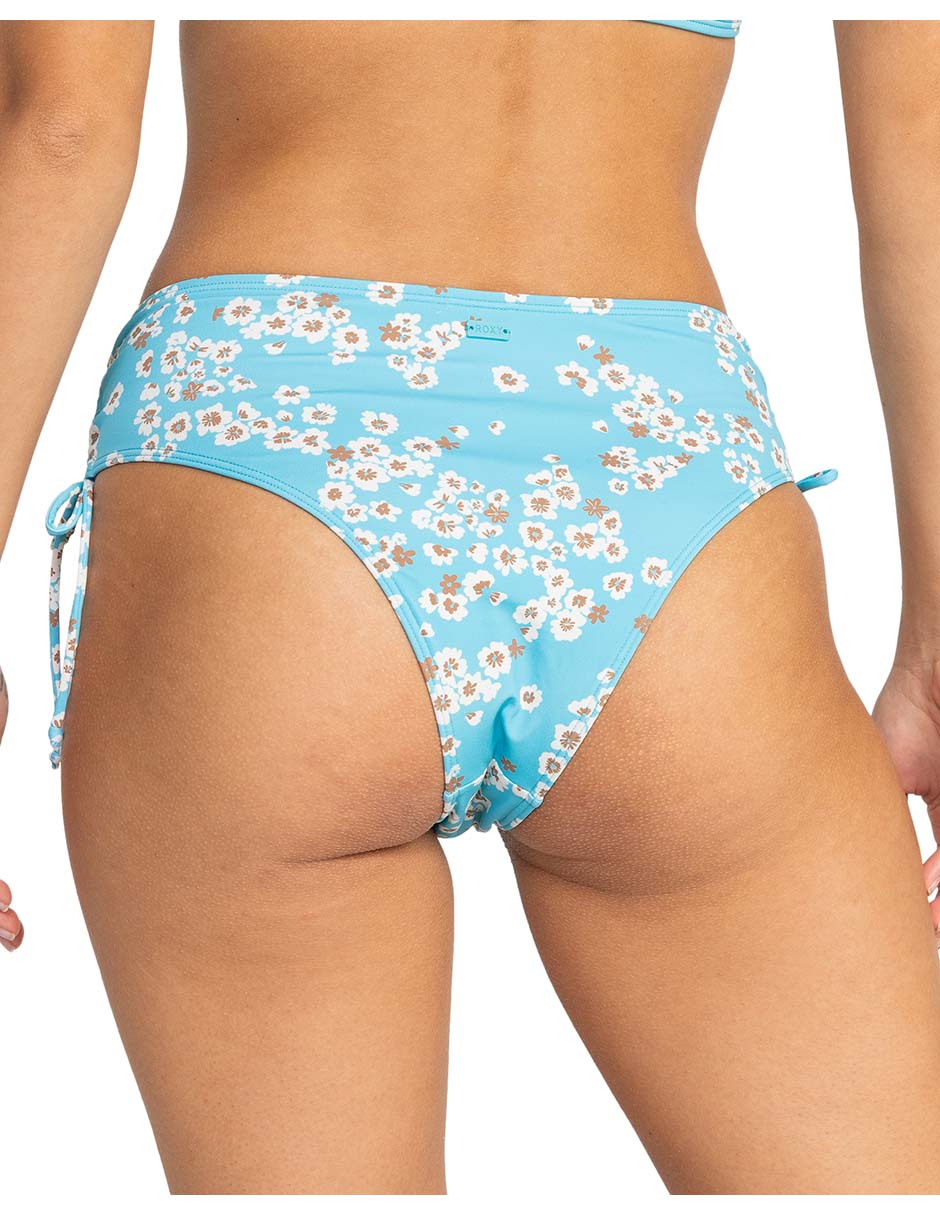 Cheeky bikini estampado floral a la cadera para mujer 8