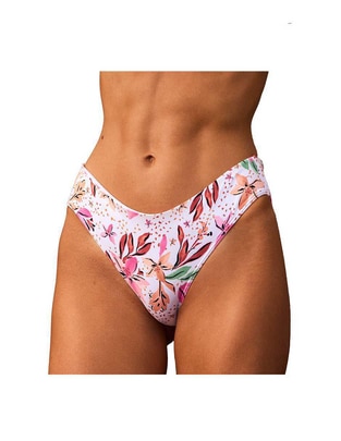 Cheeky bikini estampado floral a la cadera para mujer Cheeky bikini estampado floral a la cadera para mujer