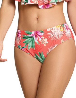 Bikini estampado floral a la cintura para mujer