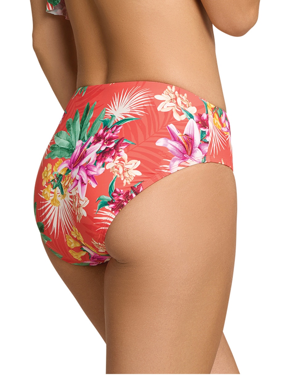 Bikini estampado floral a la cintura para mujer