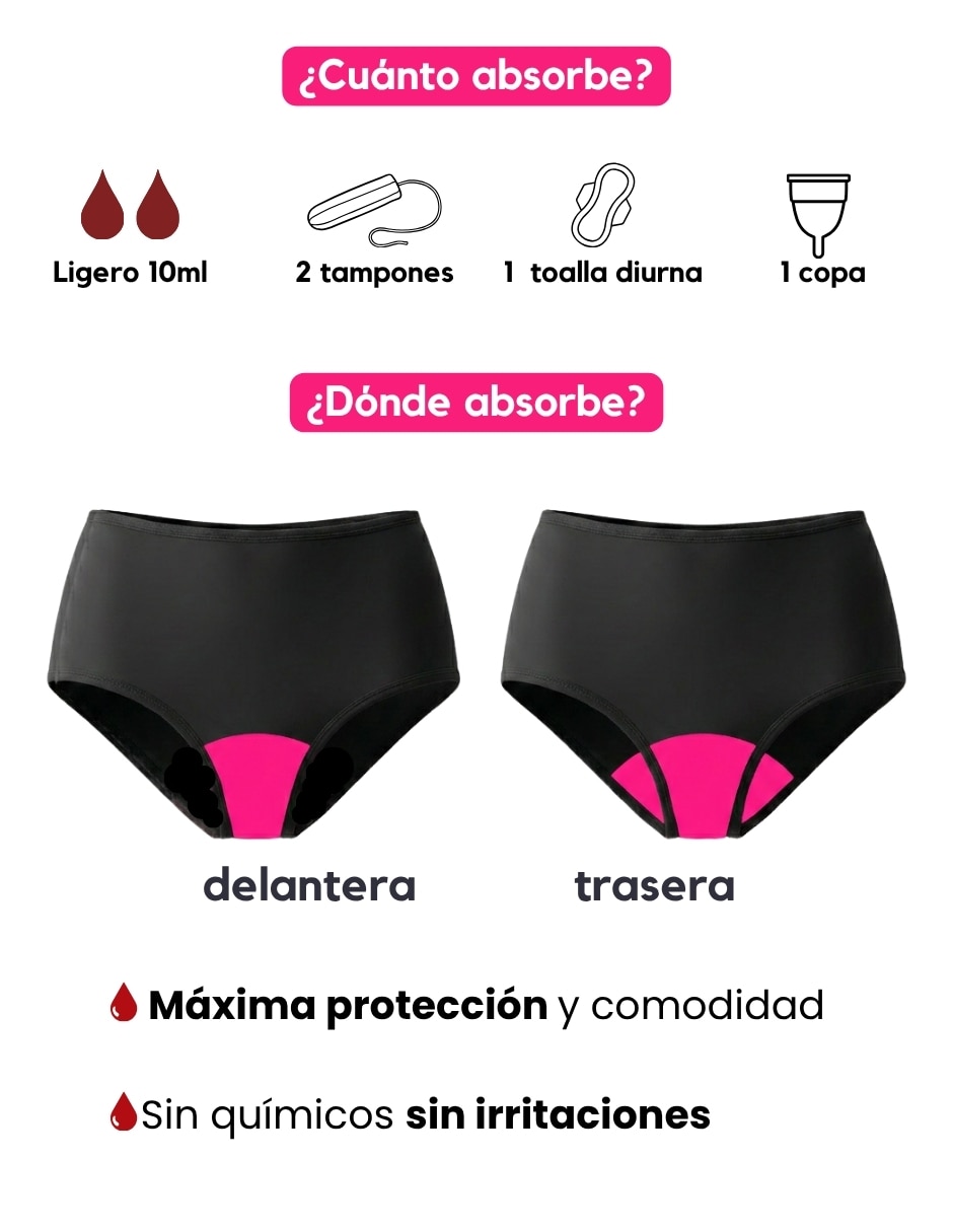 Traje de baño menstrual flujo ligero 6