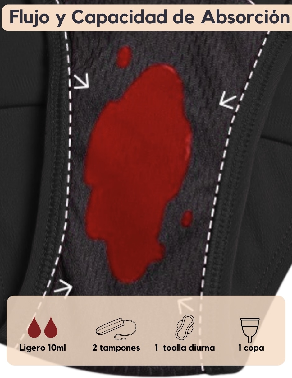 Traje de baño menstrual flujo ligero 7