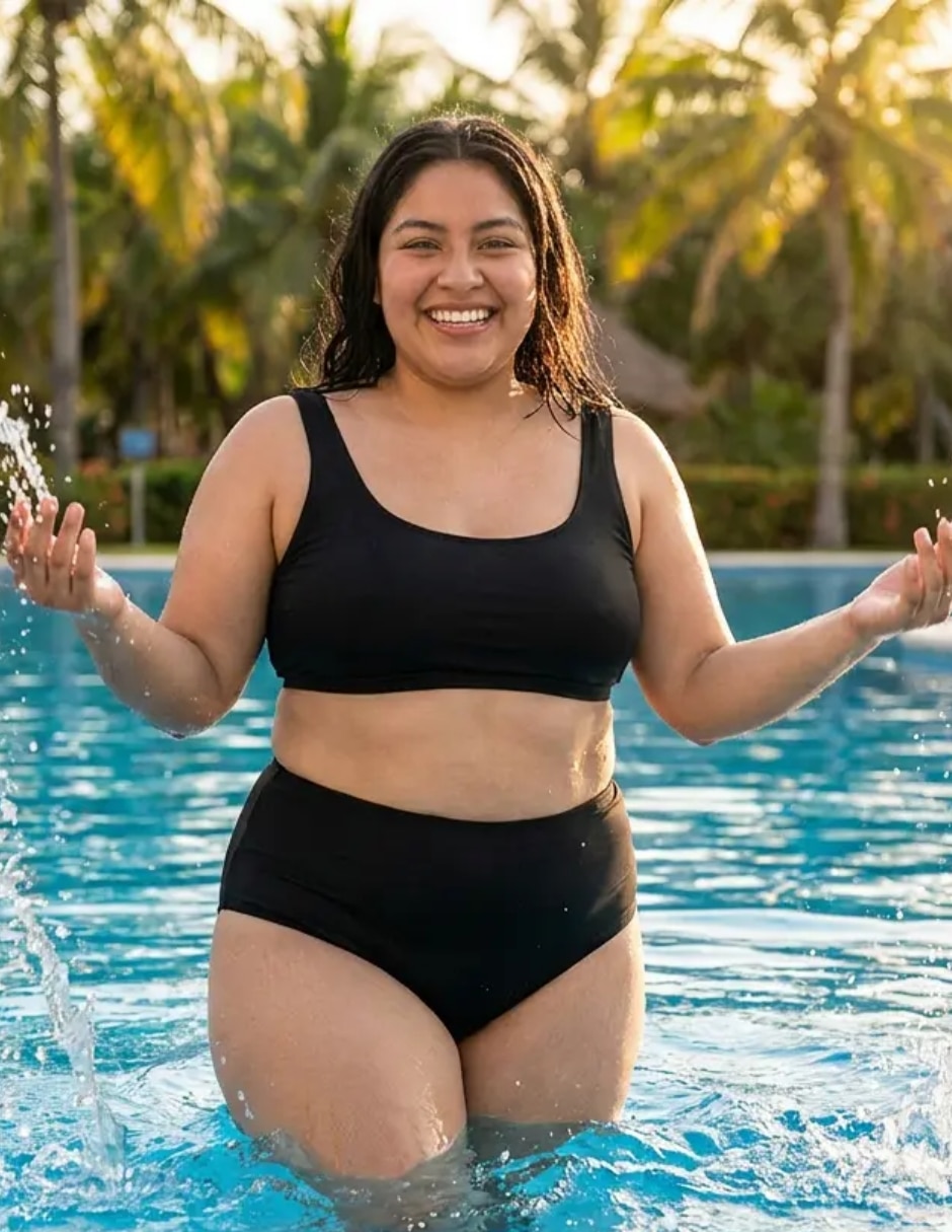 Traje de baño menstrual flujo ligero 8