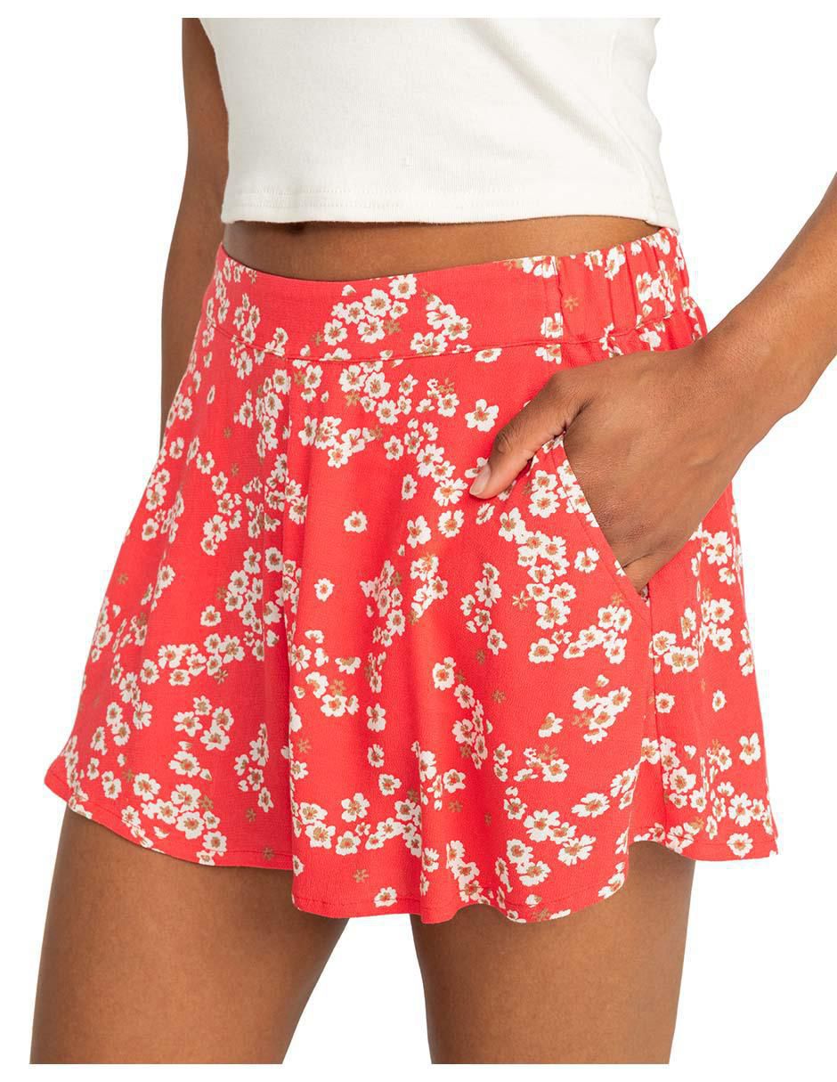 Salida de playa short con elástico para mujer