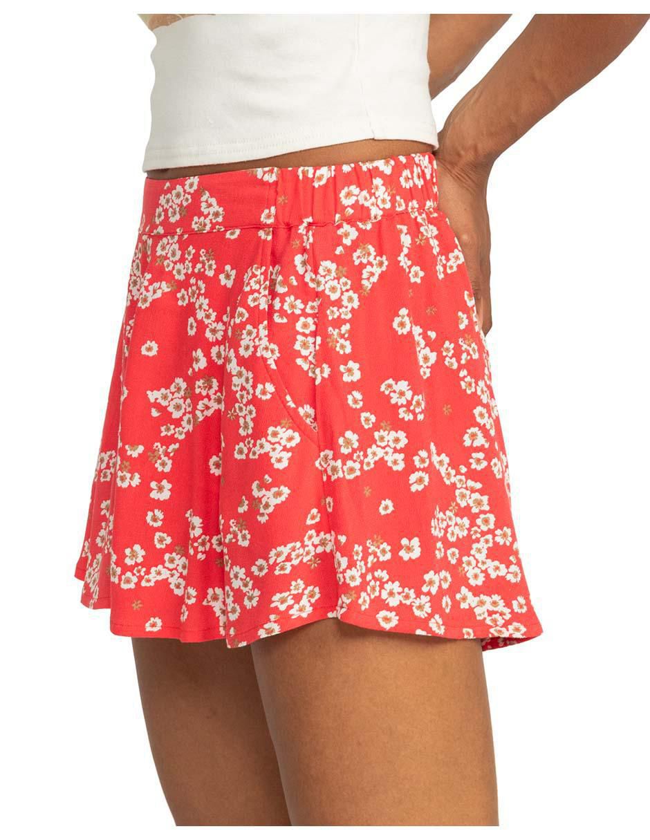 Salida de playa short con elástico para mujer
