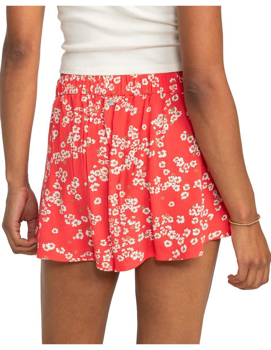 Salida de playa short con elástico para mujer