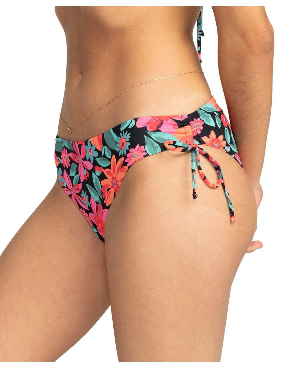 Hipster bikini estampado floral a la cadera para mujer