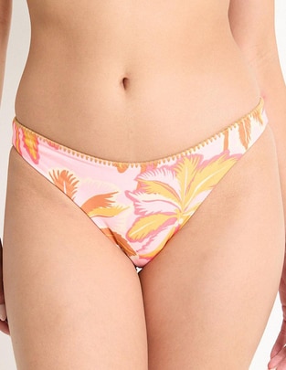 Bikini estampado floral a la cadera para mujer