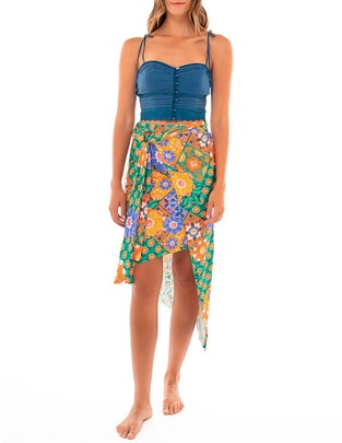 Falda short midi a la cintura 1