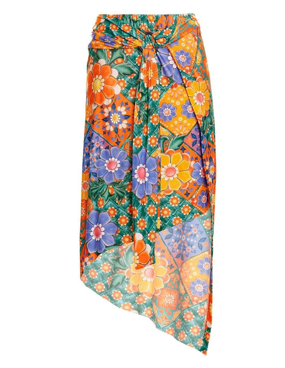 Falda short midi a la cintura 7