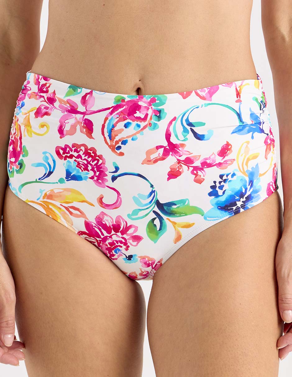 Hipster bikini Anne Cole estampado floral a la cintura para mujer