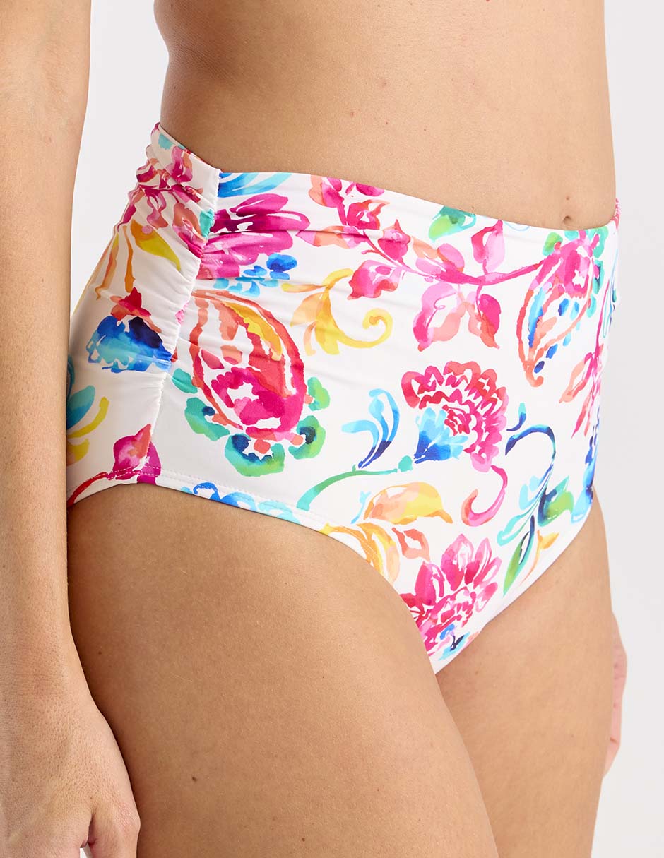 Hipster bikini Anne Cole estampado floral a la cintura para mujer