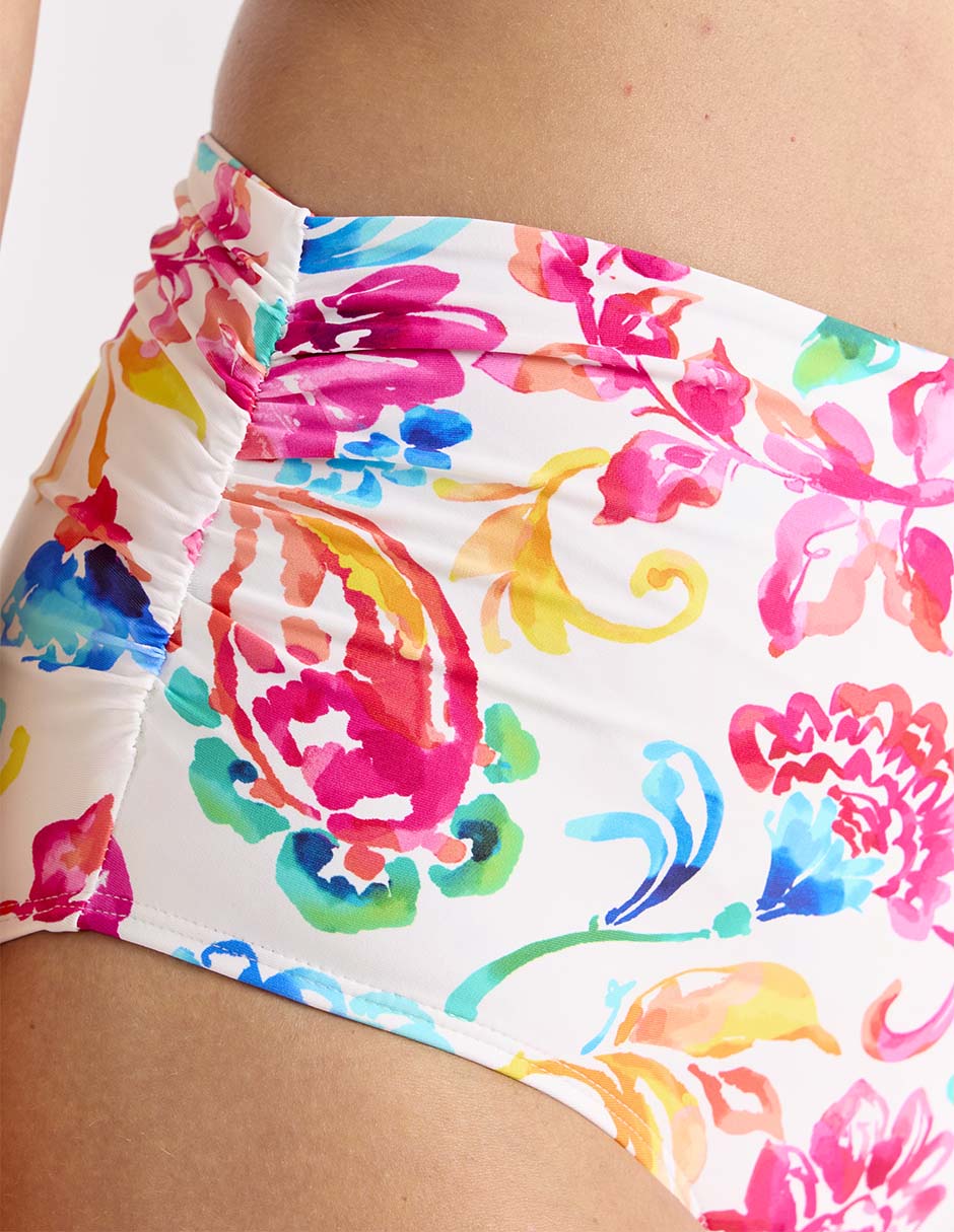 Hipster bikini Anne Cole estampado floral a la cintura para mujer
