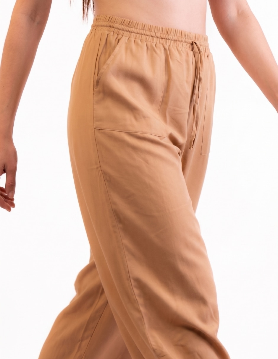 Salida de playa pantalón alma de mar con bolsillos para mujer