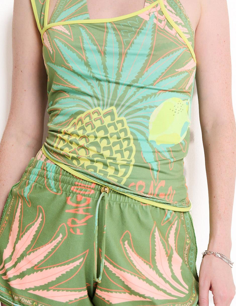 Salida de playa blusa F**k para mujer