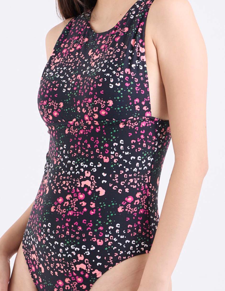 Traje de baño completo That's It estampado animal print para mujer