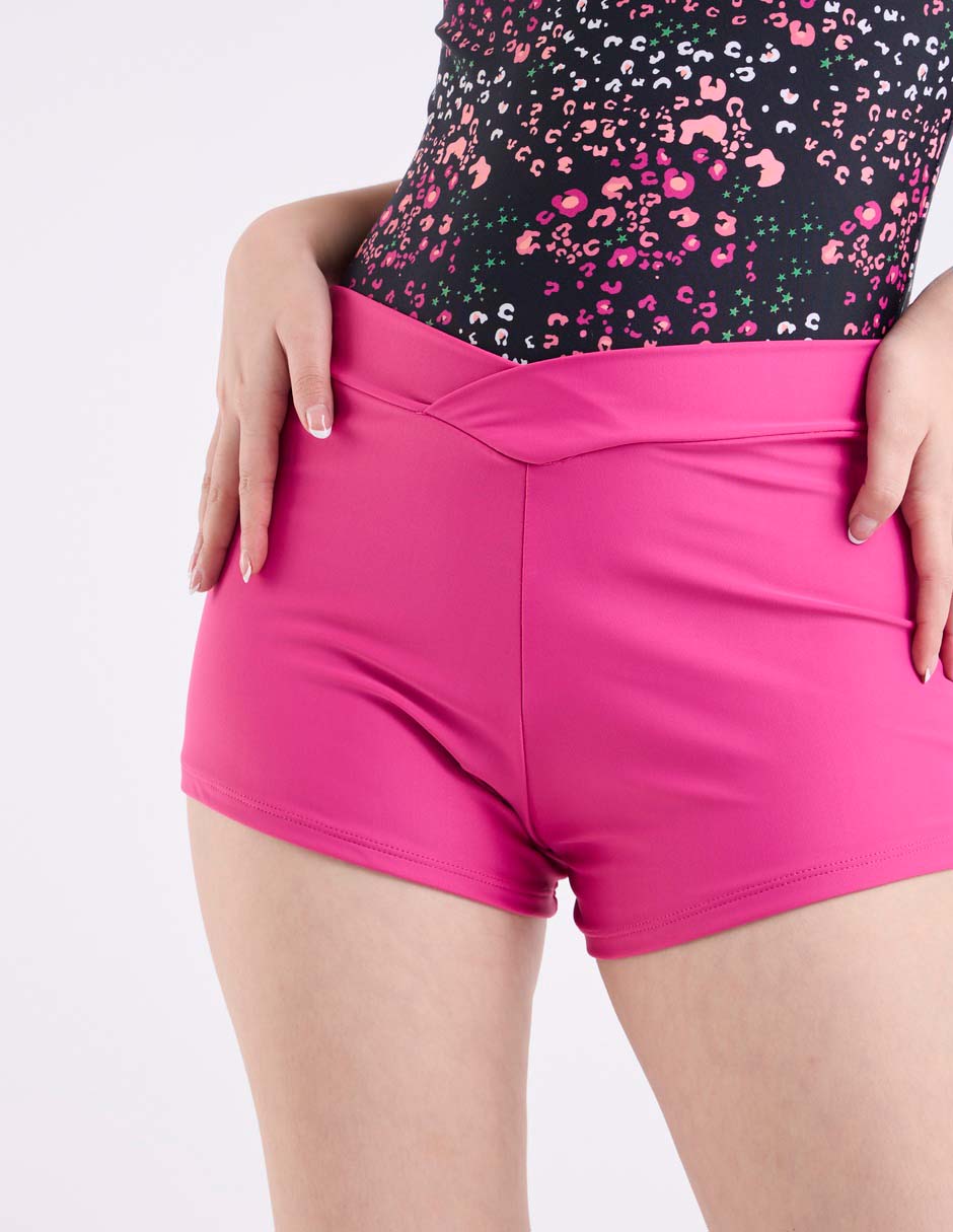Shorty bikini a la cintura para mujer
