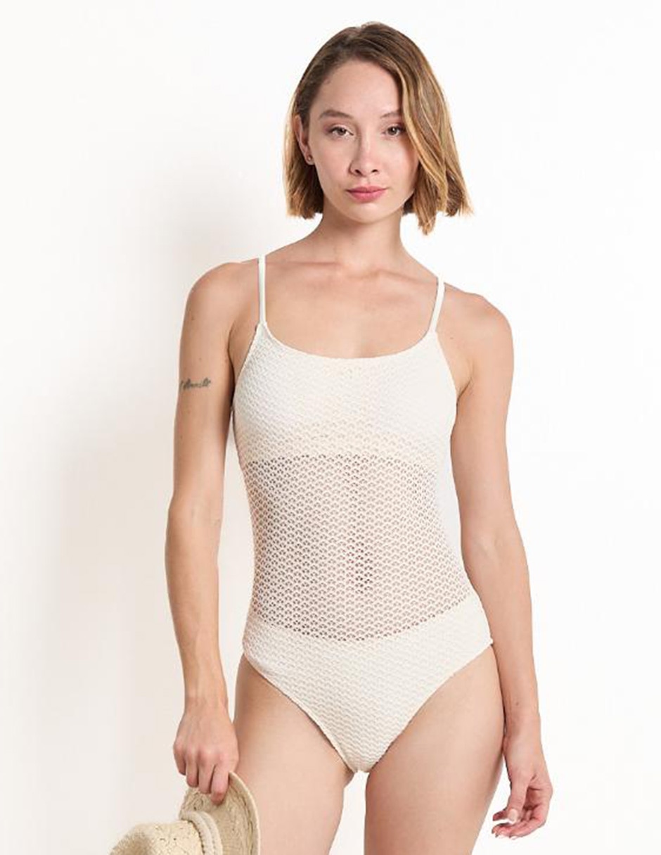 Top cuello redondo tirante ancho Top cuello redondo tirante ancho
