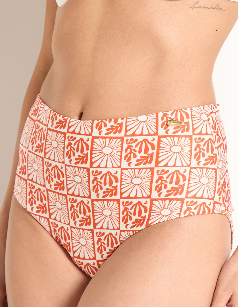 Hispter bikini Dulzamara estampado floral a la cintura para mujer