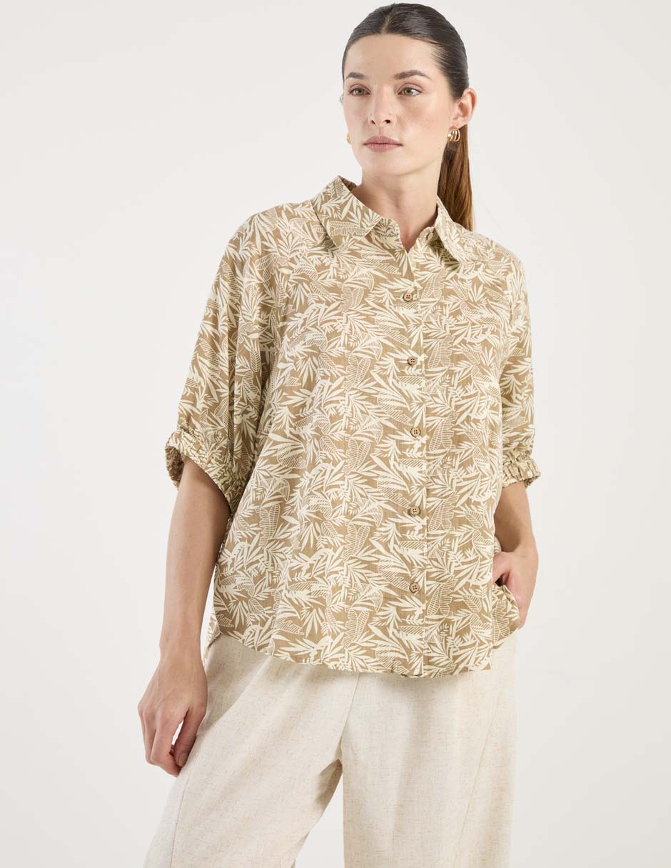 Blusa manga corta para mujer 1