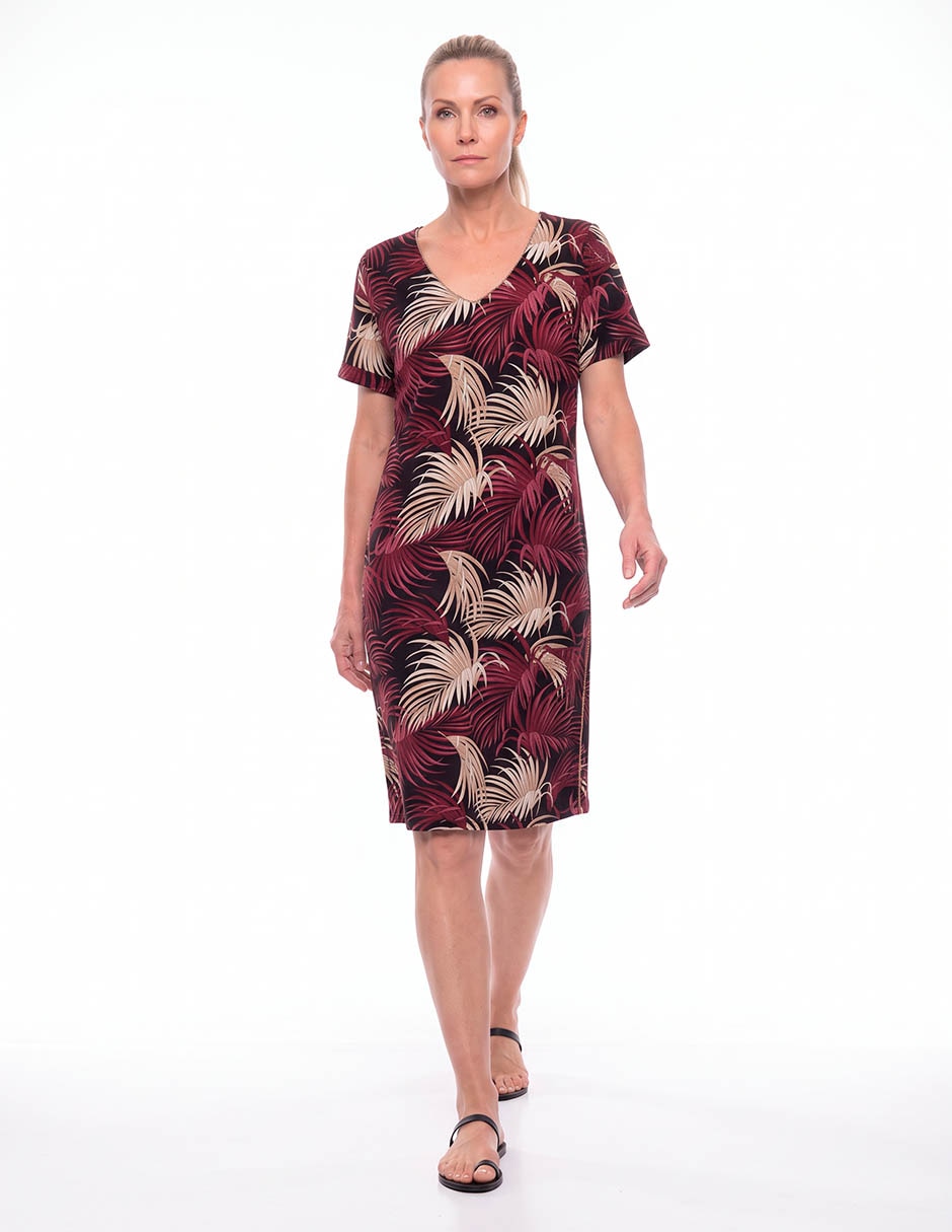 Vestido a la rodilla casual para mujer