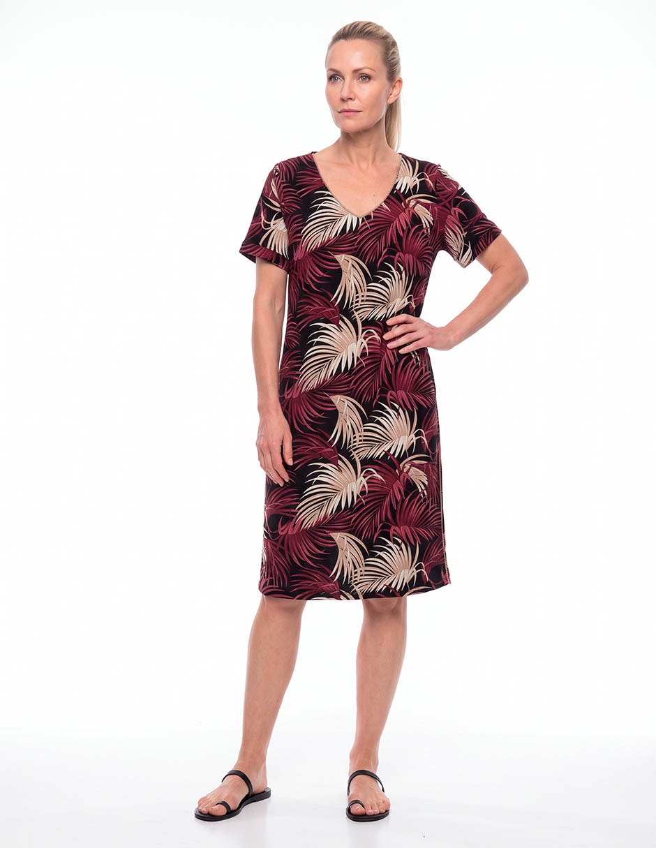 Vestido a la rodilla casual para mujer 3