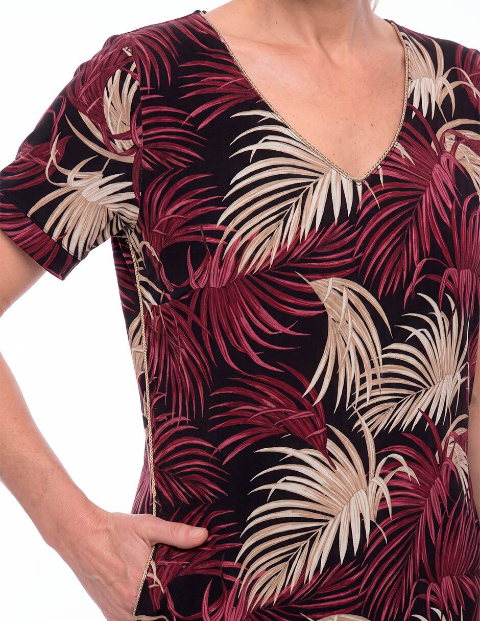 Vestido a la rodilla casual para mujer 4