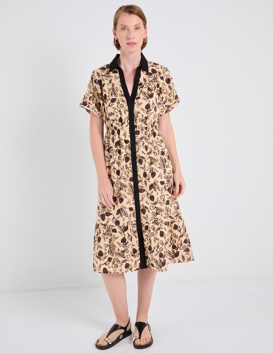 Vestido midi playa para mujer 1