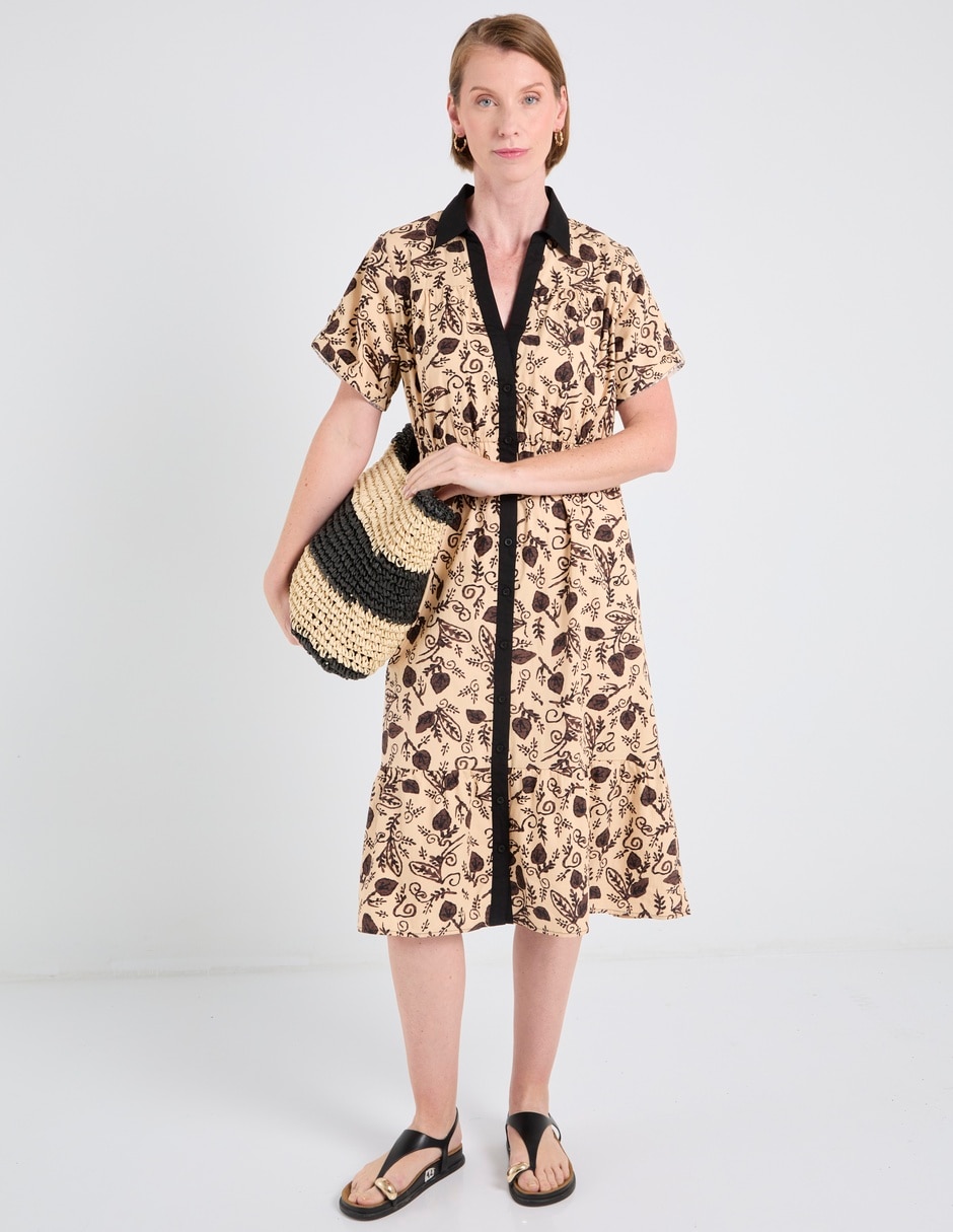 Vestido midi playa para mujer 6